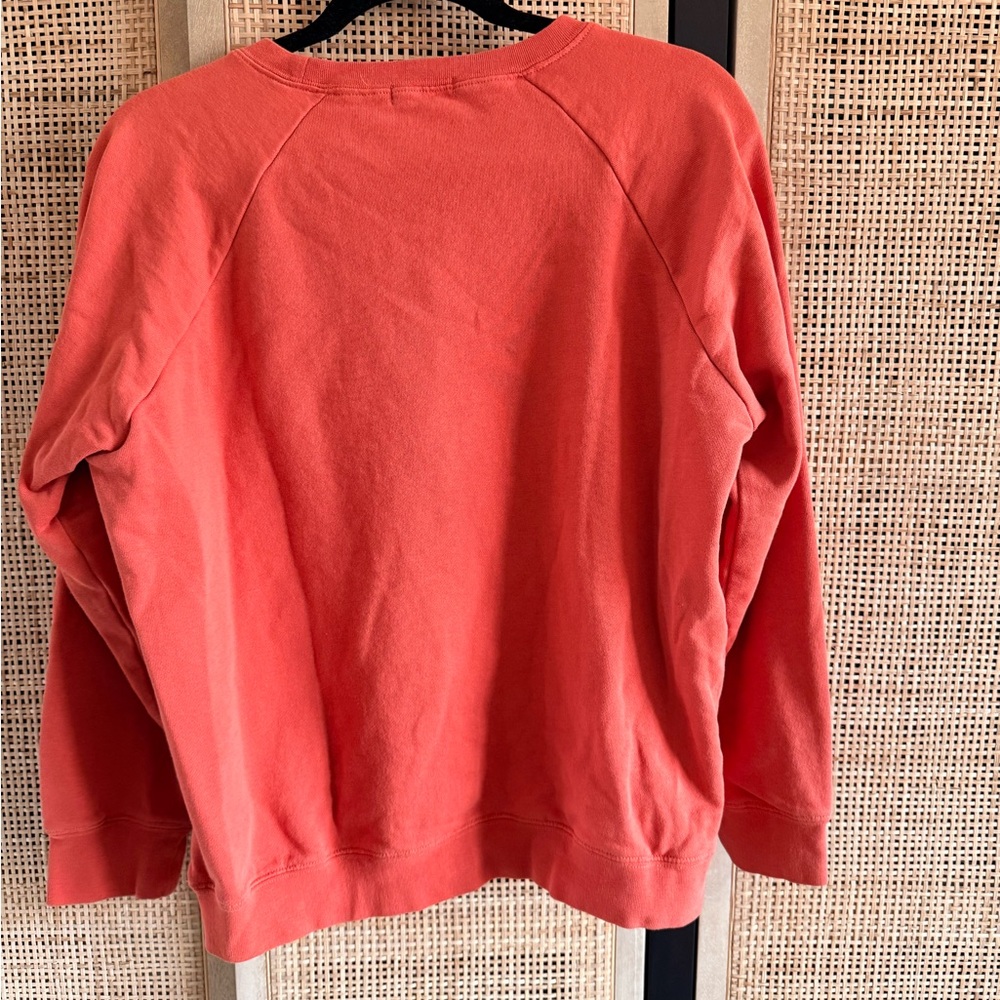 Coral Floral Graphic Crewneck Sweatshirt - Picture 2 of 6